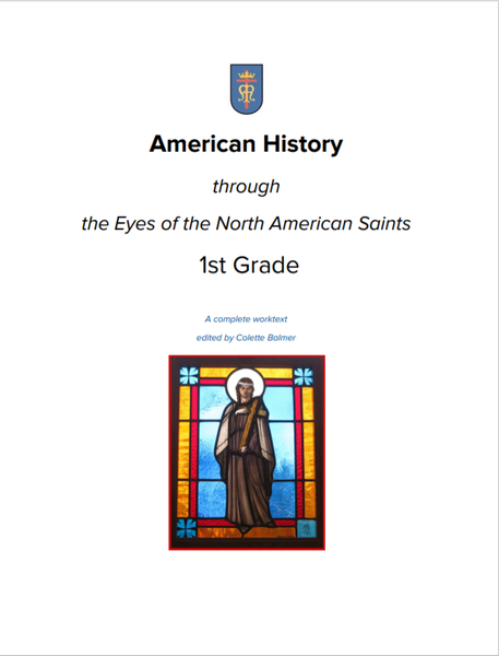 1st Grade History Through Saints Workbook